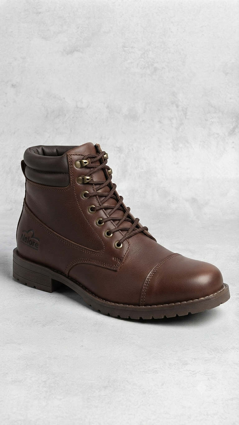 Botina Coturno Nelore Chocolate